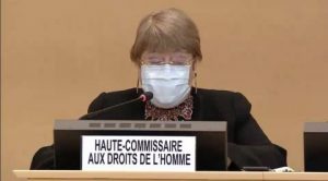 La continuidad de las ejecuciones extrajudiciales, el deterioro de los servicios básicos y el hostigamiento a la sociedad civil en Venezuela preocupan a la alta comisionada de las Naciones Unidas para los Derechos Humanos, Michelle Bachelet. Foto: Acnudh